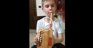 Matteo Tortora ed il suo Organetto a fiato