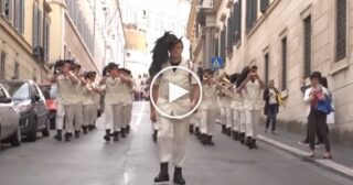 Corsa della Fanfara di San Donà di Piave a Roma