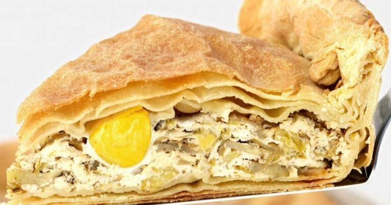 Torta pasqualina ai carciofi - Ricetta.