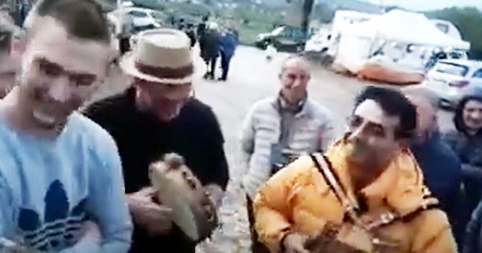 Saltarello Fermano - Vincenzo Macchiati - Organetto. Musica popolare.