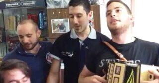 Canzone popolare Cicirinella in tonalità LA#