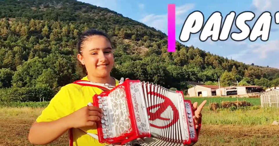 Paisà - Serena Radesca - Organetto. Musica popolare.