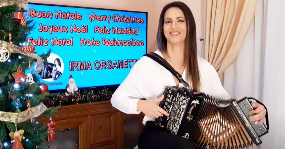 Saltarello di Natale - Irma Di Benedetto - Organetto.