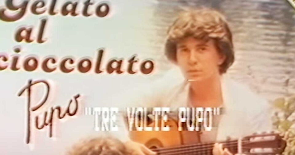 Gelato al cioccolato - Pupo + Testo.